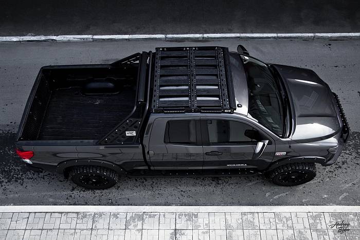 Багажник Raizer-T для Toyota Double Cab 2007+, полимерное покрытие