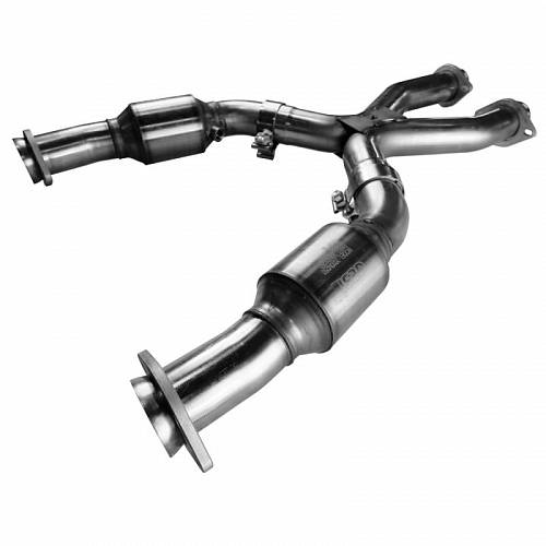X-pipe  с катализаторами Green для Ford Mustang GT | Cobra 4.6L 1999-2004 