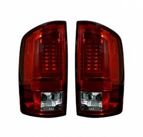 Dodge 07-08 RAM 1500 & 07-09 RAM 2500/3500 OLED TAIL LIGHTS - Red Lens