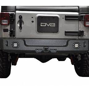 Full Length Rear Bumper 14 for 07-17 JK w/ Light Holes
