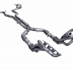 Выхлопная система 1-3/4"×3'' без катализаторов для Ford Mustang 5.0L Coyote 2018+