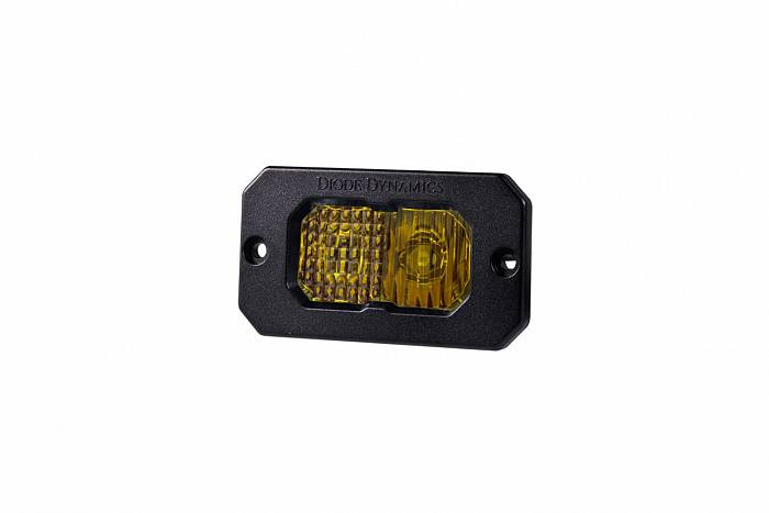 Врезной желтый LED-модуль SS2 Sport с янтарной подсветкой, комбинированный свет