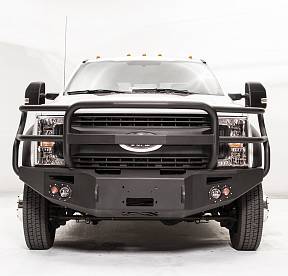 2017 Ford Super Duty F450-F550 Winch Bumper w/ Full Grill Guard Bare