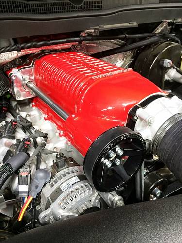 Компрессор Whipple W175FF готовый к установке, наддув 7-8psi, цвет черный