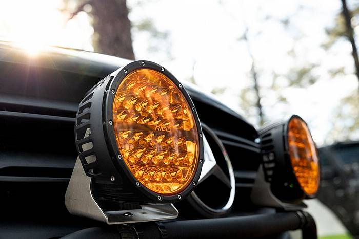 Янтарная LED-фара 360-Series Amber Pro 9" Spot, дальний свет