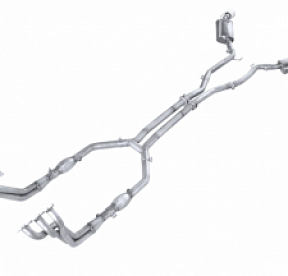 Выхлопная система 2-1/2"×2-1/2'' без катализаторов для Camaro V6, 2012-14