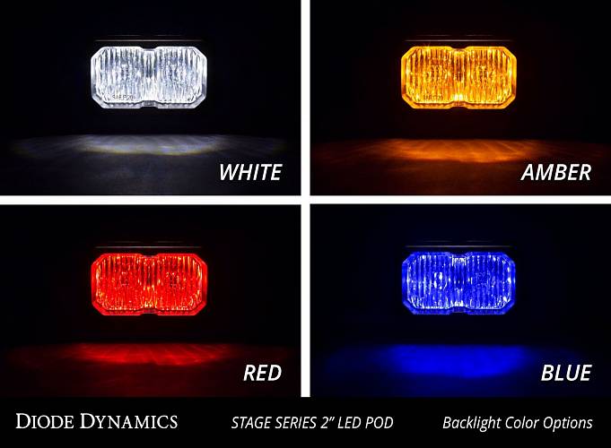 Белый LED-модуль SS2 Pro с белой подсветкой, дальний свет