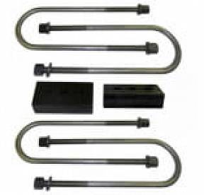 Heavy Duty Rear Block and U-Bolt Kit 2"