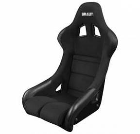 Спортивные сиденья анотомоческие серии FIA Approved Falcon Series Fixed Back Racing Seat - Black Cloth