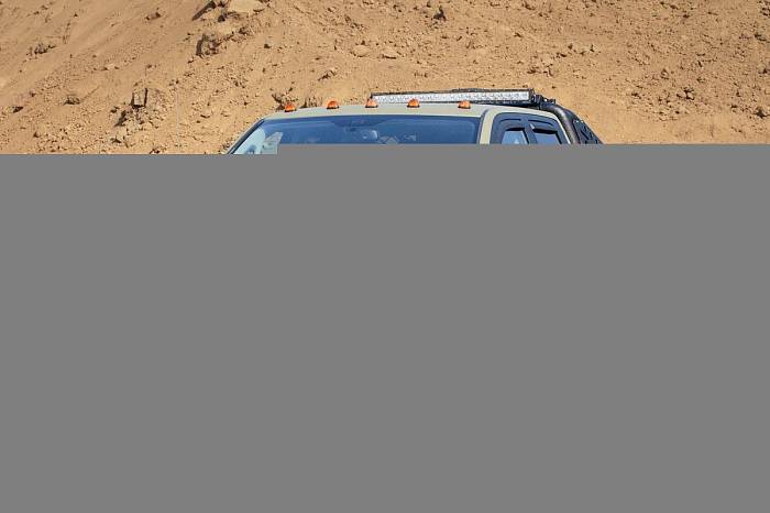 Передний силовой бампер BMS Alfa для Dodge Ram 2009-18, покрытие Line-X