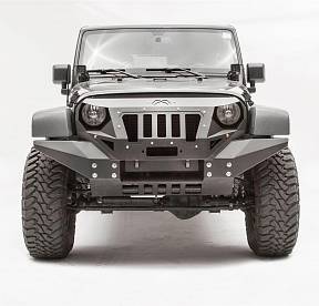 Бампер передний комбинированный с решеткой "Грампер" для Jeep JK 2007-2017 