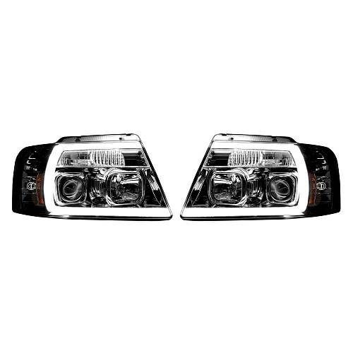 Фары головного света для Ford F150 04-08  - Clear / Chrome
