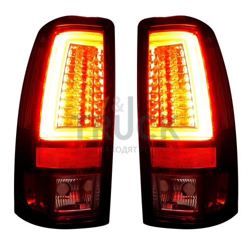 Chevy Silverado & GMC Sierra 99-07 (Fits 2007 "Classic" Body Style Only) OLED TAIL LIGHTS - Red Lens
