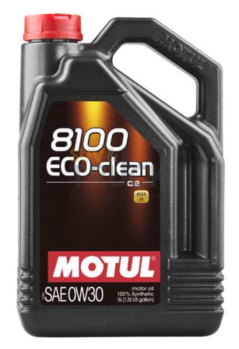 5 л MOTUL 8100 ECO-CLEAN 0W-30 для бензиновых и дизельных двигателей