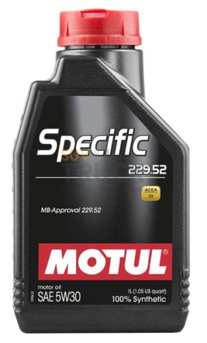 1 л MOTUL SPECIFIC 229.52 для бензиновых и дизельных двигателей  “BLUETEC” MERCEDES-BENZ, оснащенных системами SCR и/или DPF