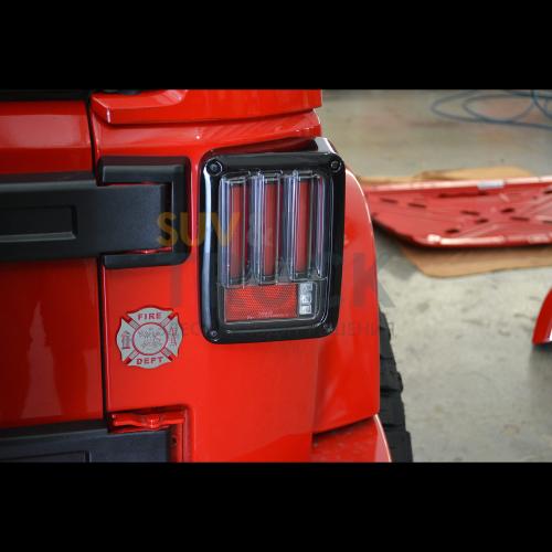 Jeep 07-17 JK Wrangler OLED Bar-Style LED Taillights - Smoked Lens